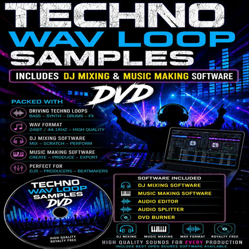 Techno wav loop samples