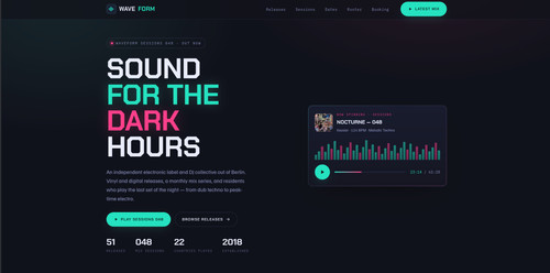 Artist musician website - website,